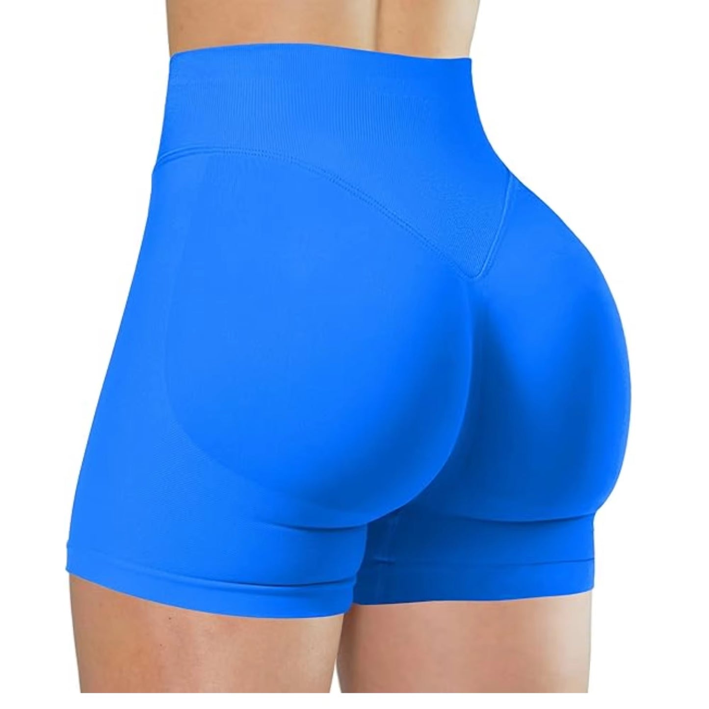 Summer High Waisted Yoga Shorts Fashionable and Sexy Running Fitness Pants Solid Color Yoga Leggings Customizable Labels
